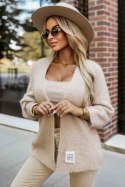 Sweter Kardigan Model 631-1 Beige - Numoco