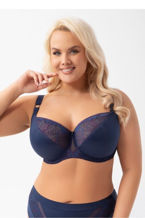 Biustonosz Soft Model Astrid K970 Navy - Gorsenia Lingerie Biustonosz Soft Model Astrid K970 Navy - Gorsenia Lingerie