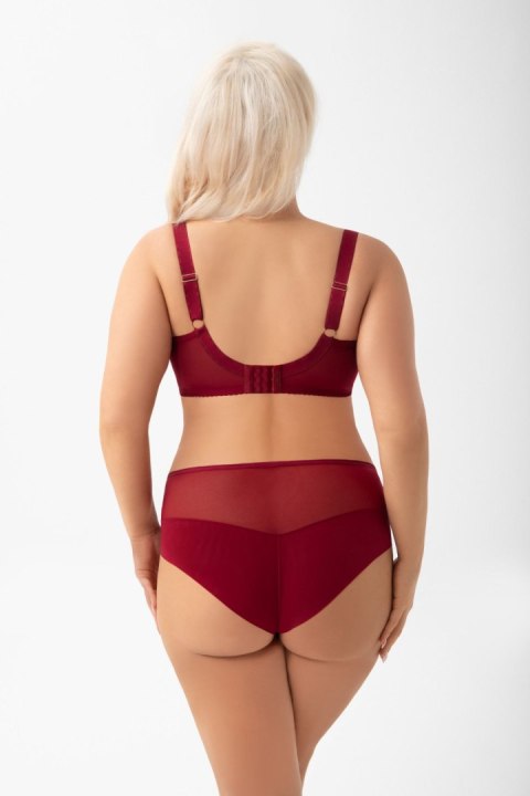 Biustonosz Soft Model Mira K942 Bordo - Gorsenia Lingerie Biustonosz Soft Model Mira K942 Bordo - Gorsenia Lingerie