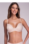 Biustonosz push up Biustonosz Push-up Model 2202 Beige - Ava