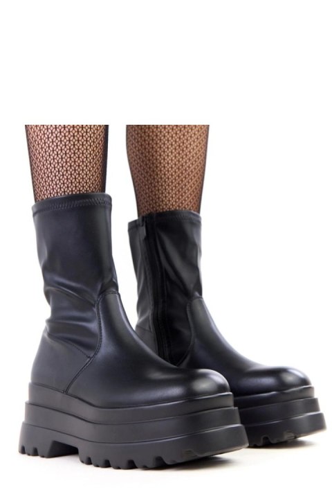 Botki Model Arison E8608 Black - Solea Botki Model Arison E8608 Black - Solea