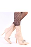 Botki Model Bellana 2I5C-AX5301-03 Beige - Solea