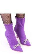 Botki Model Bellana 2I5C-AX5301-03 Violet - Solea