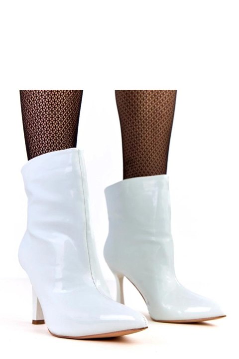 Botki Model Marsena 2I2A-AX2629-01 White - Solea Botki Model Marsena 2I2A-AX2629-01 White - Solea