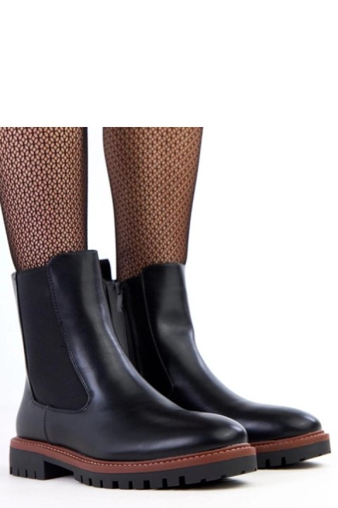 Botki Model Terrami A8217 Black - Solea Botki Model Terrami A8217 Black - Solea