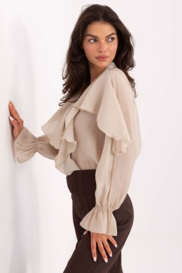 Koszula Damska Model MI-BZ-27427.96 Beige - Rue Paris