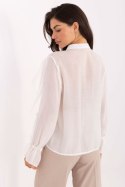 Koszula Damska Model MI-BZ-27427.96 White - Rue Paris Koszula Damska Model MI-BZ-27427.96 White - Rue Paris