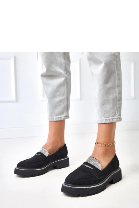 Mokasyny Model Kloren 20822-8B Black - Solea Mokasyny Model Kloren 20822-8B Black - Solea