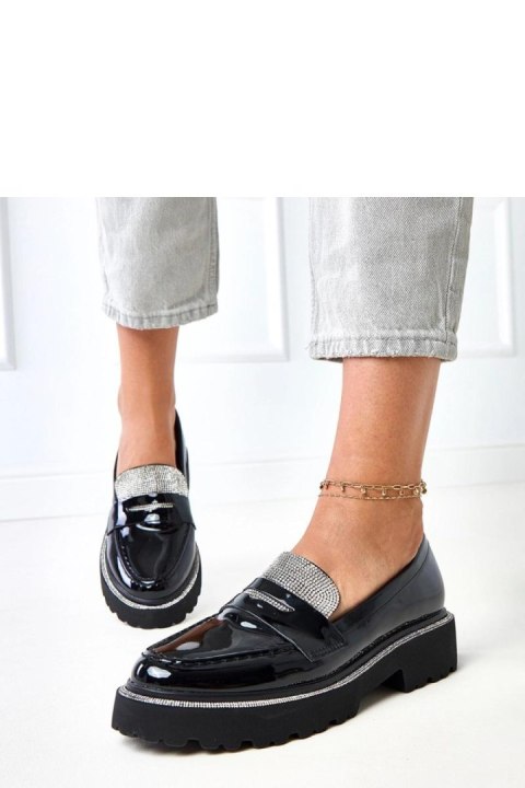 Mokasyny Model Laures 20822-8A Black Lakier - Solea Mokasyny Model Laures 20822-8A Black Lakier - Solea