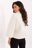 Płaszcz Damski Model IT-KR-FL8159.24 Light Beige - Rue Paris Płaszcz Damski Model IT-KR-FL8159.24 Light Beige - Rue Paris