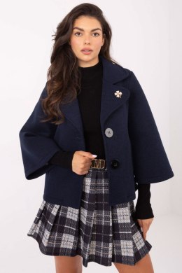 Płaszcz Damski Model IT-KR-FL8159.24 Navy - Rue Paris