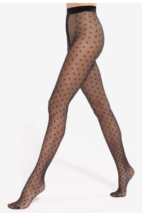 Rajstopy Model Dotsy 18 Black - Gatta Rajstopy Model Dotsy 18 Black - Gatta
