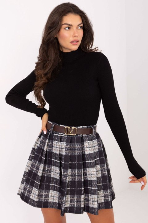 Spódnica Model MI-SD-4193.95 Black - Rue Paris Spódnica Model MI-SD-4193.95 Black - Rue Paris