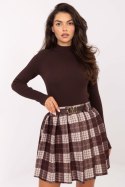 Spódnica Model MI-SD-4193.95 Brown - Rue Paris Spódnica Model MI-SD-4193.95 Brown - Rue Paris