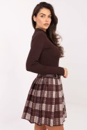 Spódnica Model MI-SD-4193.95 Brown - Rue Paris Spódnica Model MI-SD-4193.95 Brown - Rue Paris