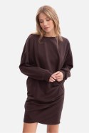 Sukienka Model B298 Gorzka Czekolada - BeWear Sukienka Model B298 Gorzka Czekolada - BeWear