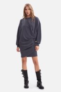 Sukienka Model B298 Stal - BeWear Sukienka Model B298 Stal - BeWear