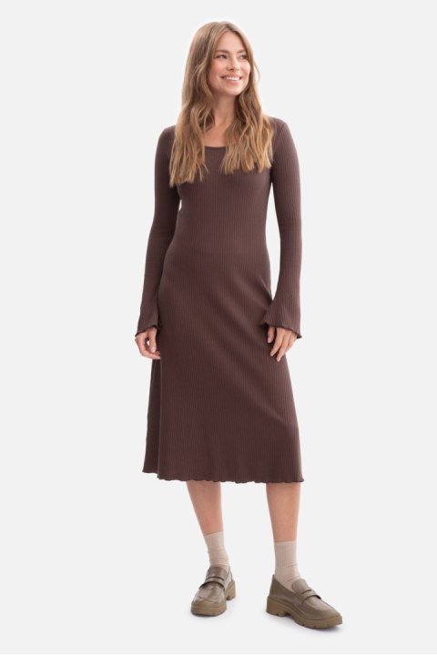 Sukienka Model B308 Brown - BeWear Sukienka Model B308 Brown - BeWear