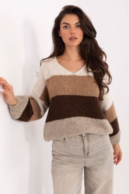 Sweter Damska Model MI-SW-0409.85 Ecru - Rue Paris