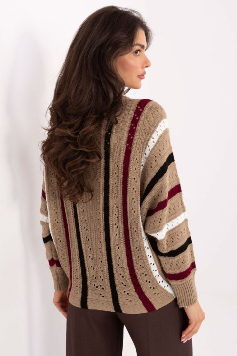 Sweter Damski Model IT-SW-93115.13 Beige - Factory Price Sweter Damski Model IT-SW-93115.13 Beige - Factory Price