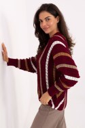 Sweter Damski Model IT-SW-93115.13 Bordo - Factory Price