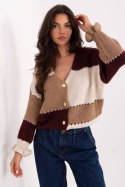 Sweter Damski Model MI-SW-0903.87 Bordo - Rue Paris
