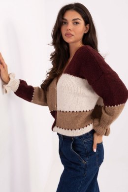Sweter Damski Model MI-SW-0903.87 Bordo - Rue Paris