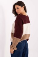 Sweter Damski Model MI-SW-0903.87 Bordo - Rue Paris