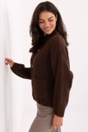 Sweter Damski Model MI-SW-WM218.02 Dark Brown - Italy Moda