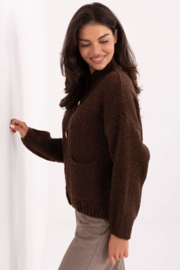 Sweter Damski Model MI-SW-WM218.02 Dark Brown - Italy Moda