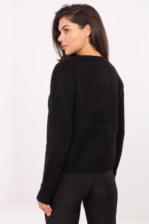 Sweter Damski Model PM-SW-F513.16 Black - Factory Price Sweter Damski Model PM-SW-F513.16 Black - Factory Price