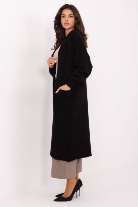 Sweter Kardigan Model MI-SW-WM6155.82 Black - Italy Moda Sweter Kardigan Model MI-SW-WM6155.82 Black - Italy Moda
