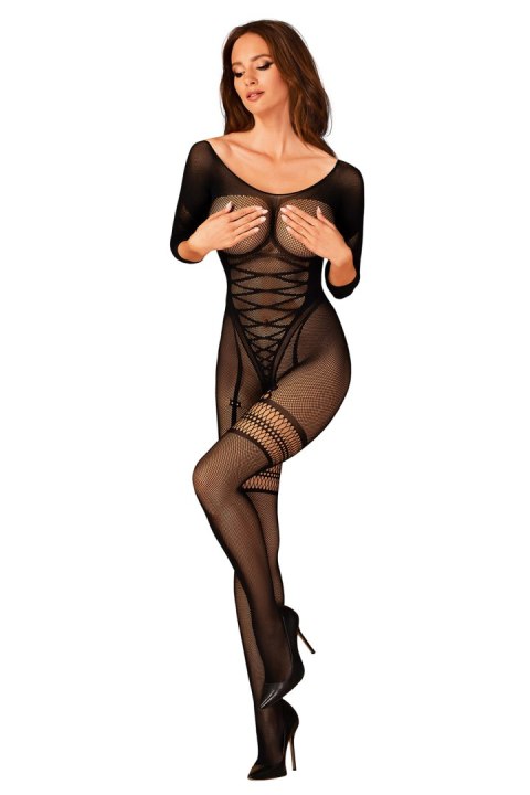 Bodystocikng Model G329 Black - Obsessive Bodystocikng Model G329 Black - Obsessive