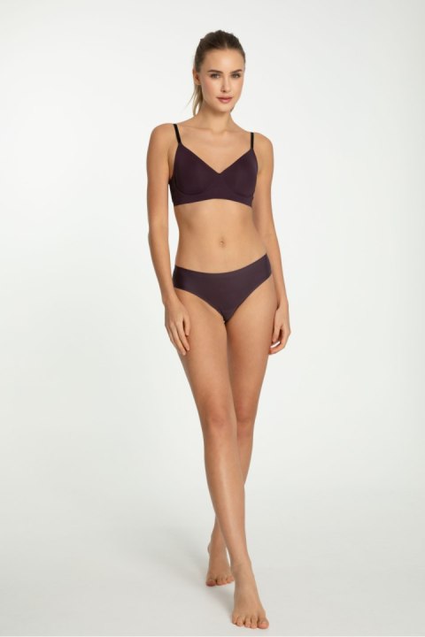 Figi Model Dark Plum Simple Brasil Śliwka - Julimex Figi Model Dark Plum Simple Brasil Śliwka - Julimex