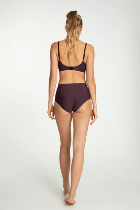Figi Model Dark Plum Simple Maxi Śliwka - Julimex Figi Model Dark Plum Simple Maxi Śliwka - Julimex
