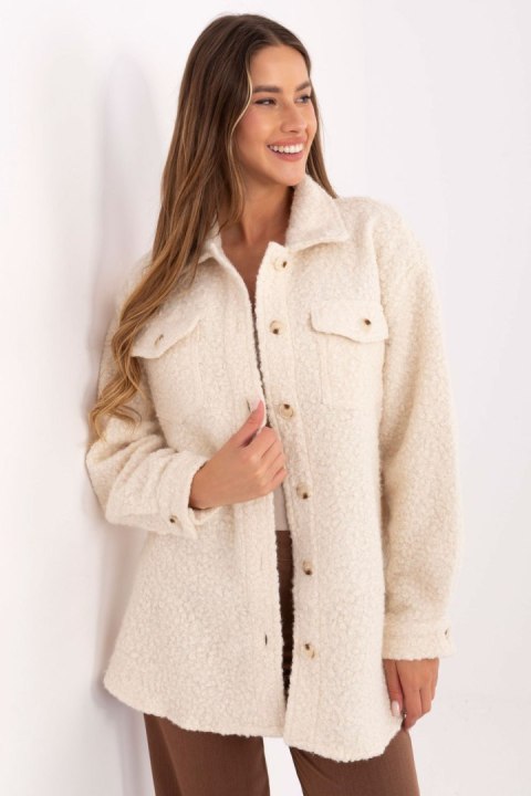 Koszula Damska Model IT-KR-1709.85 Light Beige - Factory Price Koszula Damska Model IT-KR-1709.85 Light Beige - Factory Price