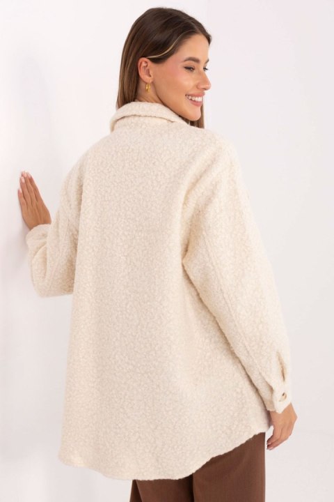 Koszula Damska Model IT-KR-1709.85 Light Beige - Factory Price Koszula Damska Model IT-KR-1709.85 Light Beige - Factory Price