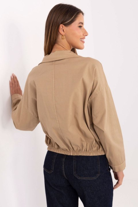 Koszula Damska Model IT-KS-FL9273.86 Camel - Rue Paris Koszula Damska Model IT-KS-FL9273.86 Camel - Rue Paris