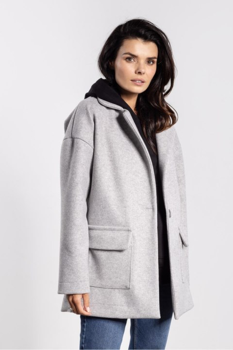 Kurtka Damska Model A751 Grey - awama Kurtka Damska Model A751 Grey - awama