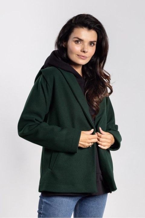 Kurtka Damska Model A752 Bottle Green - awama Kurtka Damska Model A752 Bottle Green - awama