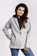 Kurtka Damska Model A752 Grey - awama Kurtka Damska Model A752 Grey - awama