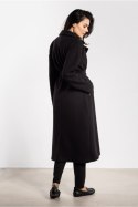 Płaszcz Damski Model A750 Black - awama Płaszcz Damski Model A750 Black - awama