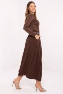 Spódnica Model DHJ-SD-19720-1.32 Dark Brown - Italy Moda