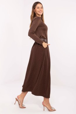 Spódnica Model DHJ-SD-19720-1.32 Dark Brown - Italy Moda