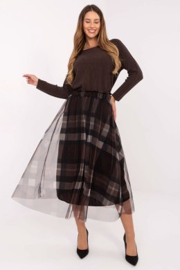 Spódnica Model MI-SD-271329-1.00 Black/Brown - Italy Moda