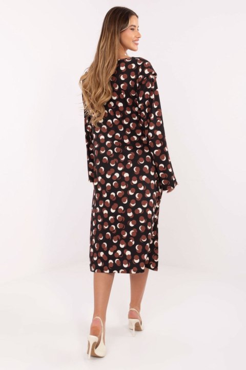 Sukienka Model IT-SK-20057.21P Black - Rue Paris Sukienka Model IT-SK-20057.21P Black - Rue Paris