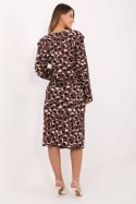 Sukienka Model IT-SK-20057.21P Brown - Rue Paris Sukienka Model IT-SK-20057.21P Brown - Rue Paris