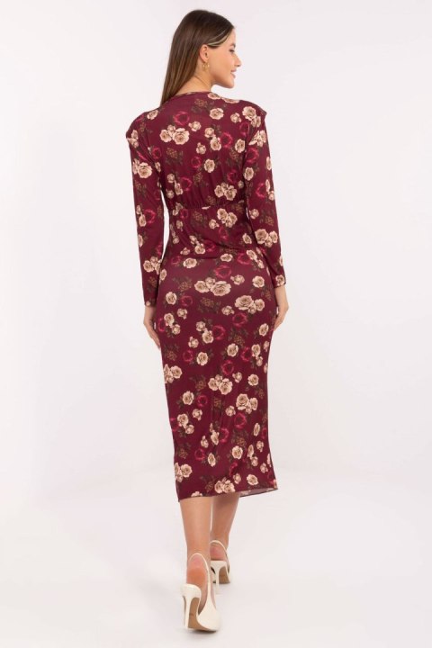 Sukienka Model IT-SK-21625-2.28 Bordo - Italy Moda Sukienka Model IT-SK-21625-2.28 Bordo - Italy Moda