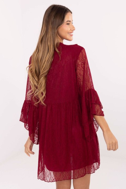 Sukienka Model MI-SK-62435.16 Bordo - Italy Moda Sukienka Model MI-SK-62435.16 Bordo - Italy Moda