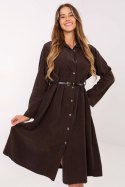 Sukienka Model MI-SK-92400.17 Dark Brown - Italy Moda